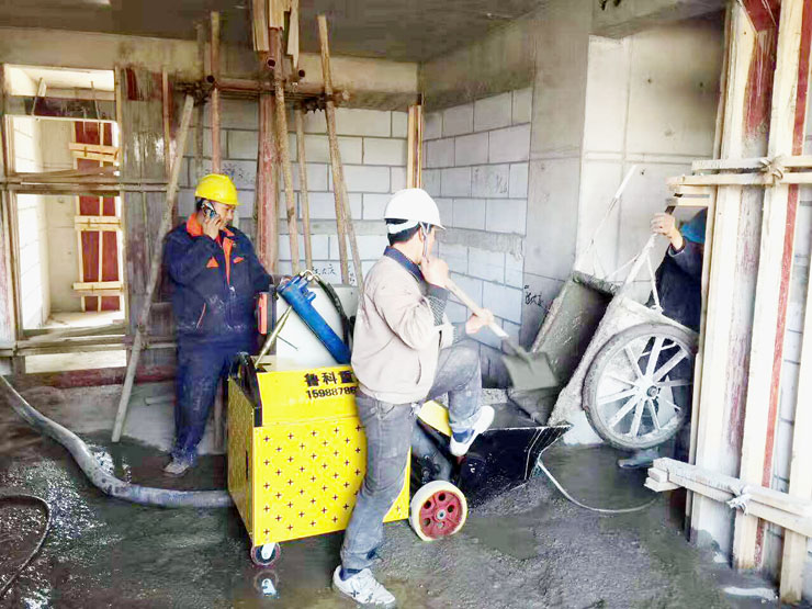 4月17日二次結(jié)構(gòu)泵合作南通四建秣陵項(xiàng)目