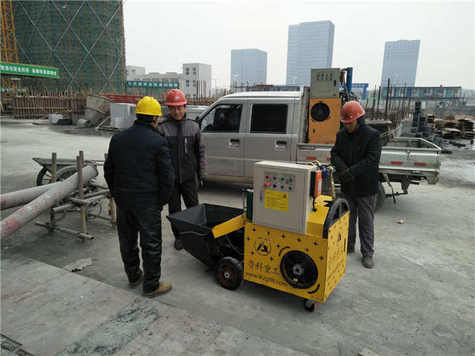 二次構造柱注漿泵合作淮南建工朝陽西路建材一廠北側地塊項目