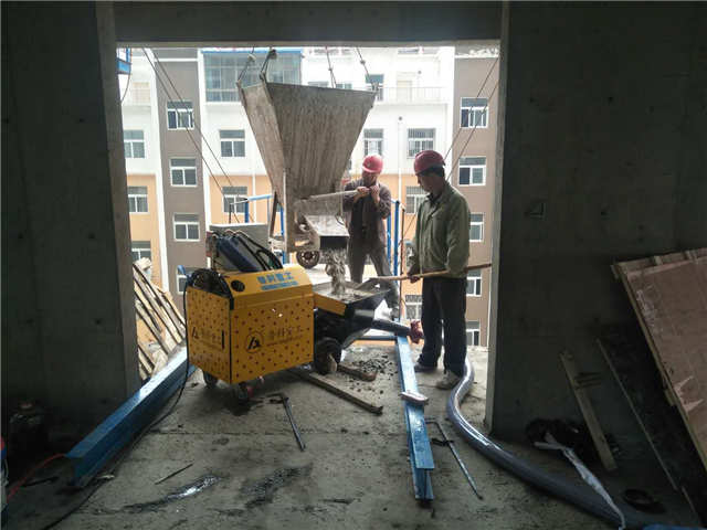 二次構造柱澆注泵