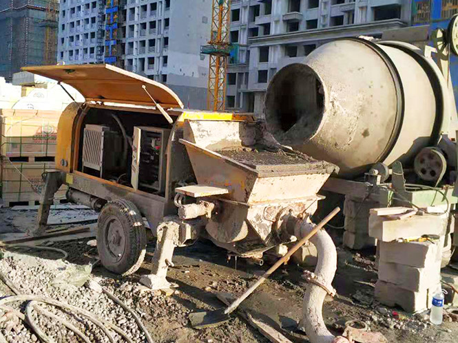 細(xì)石泵合作嘉晟建設(shè)中駿四季陽光項(xiàng)目[魯科重工]