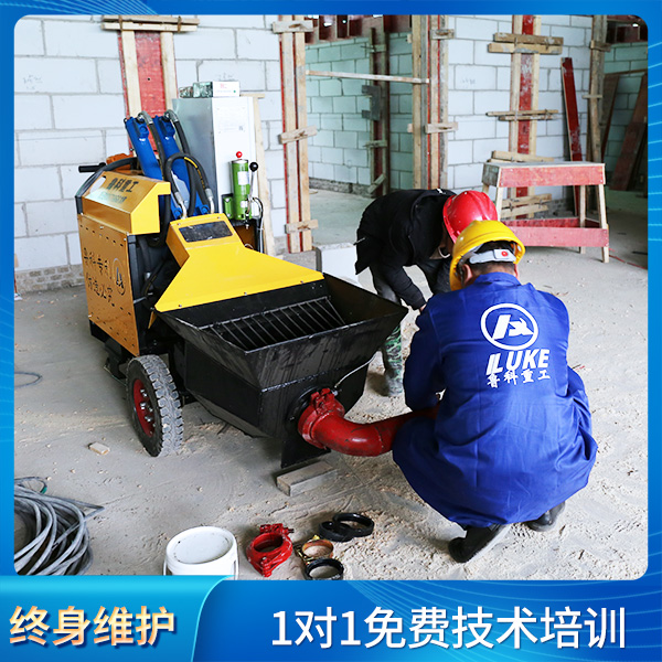 高明二次結構柱地梁澆筑泵