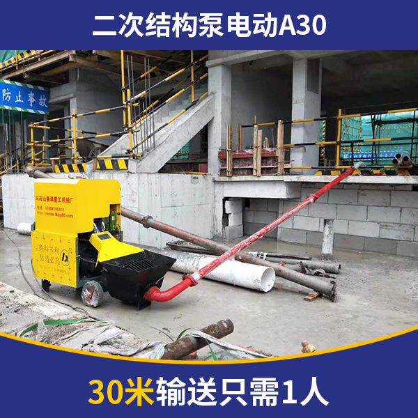二次構(gòu)造柱細石砂漿泵