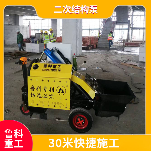 水泥二次結構輸送泵