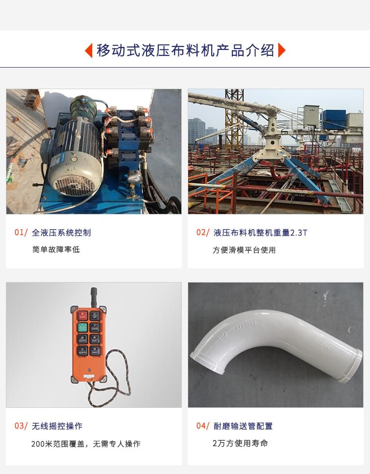 移動式液壓布料機
